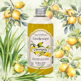 ½ Liter Linoljesåpa - Citrongräs